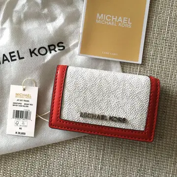 새상품 마이클코어스 MICHEAL KORS 레드 키케이스