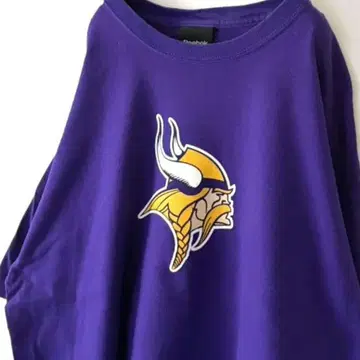 리복 NFL 미네소타 바이킹스 FAVRE 티셔츠 L 퍼플 구제 의류