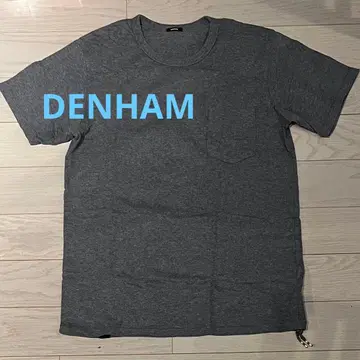 DENHAM 티셔츠 그레이 포켓 부착