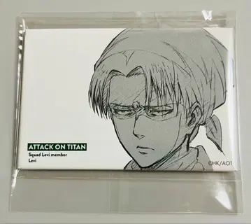 진격의 거인 WIT STUDIO 원화 스퀘어 캔뱃지 리바이