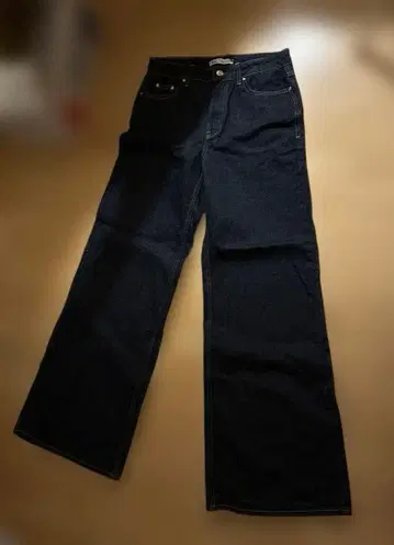 ZARA 와이드 데님 팬츠 인디고 블루