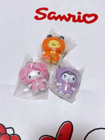 치비토모 산리오 캐릭터 키링 3종 세트