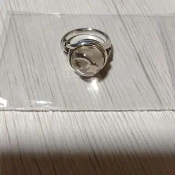 스타 모티브 실버 반지