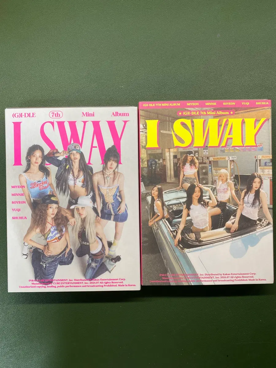 아이들미연민니소연우기슈화 i sway 앨범 판매