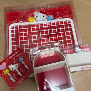 Hello Kitty 헬로키티 인기 장식 수납 시리즈 4세트 새상품