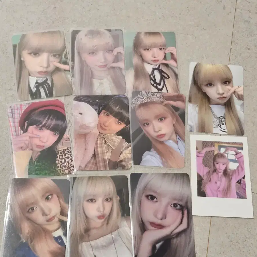 billlie 빌리 하루나 포카 포토카드 폴라로이드 11장 일괄 세트