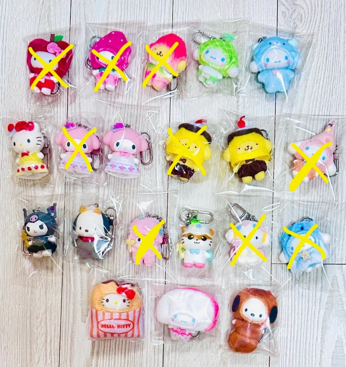 산리오 치비토모 동물 디저트 천사악마 해양 반찬 화과자