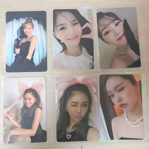 급처) 오마이걸 효정미미 포카 세트별 판매합니다!
