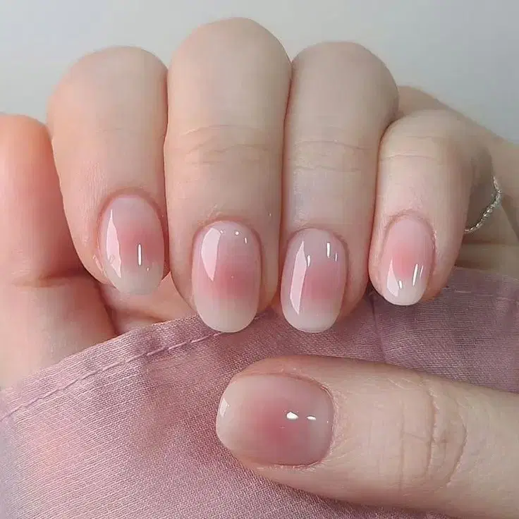 밀크 딸기우유 치크 수제 네일팁