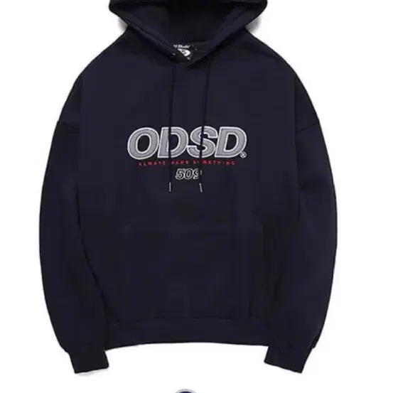 오드스튜디오 ODSD 로고 후드 네이비