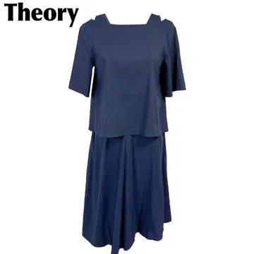 [새상품급] Theory 셋업 블라우스 S, 원피스 0 무지 네이비