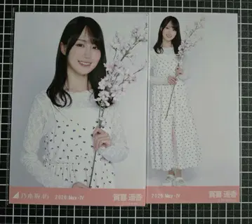노기자카46 카키 하루카 벚꽃 컬러 코디 츄히키