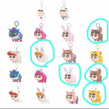 짱구는 못말려(크레용 신짱) TOPTOY 메지루시 액세서리 5개 묶음 판매
