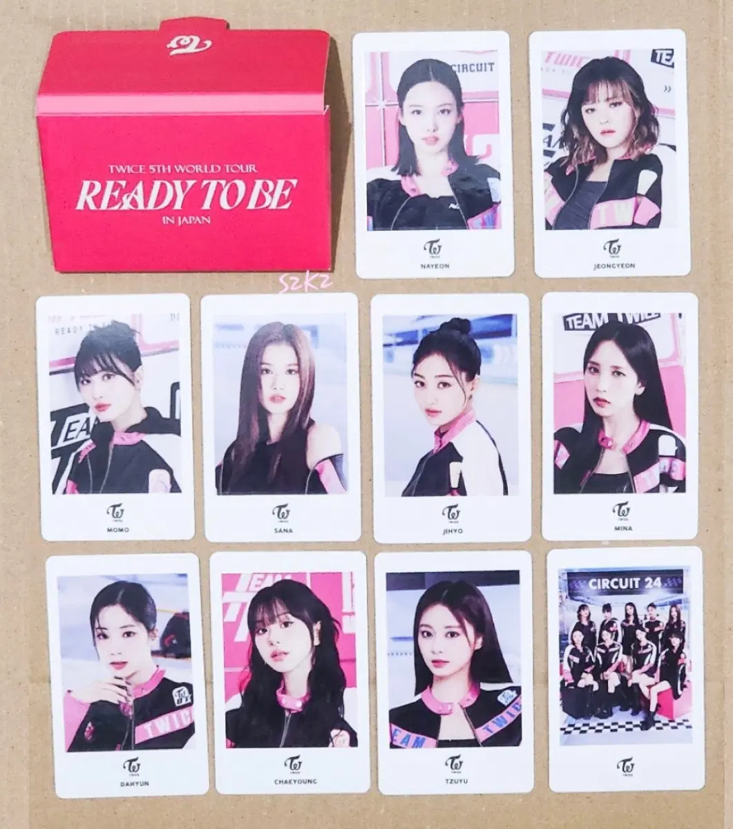 트와이스 일본 READY TO BE 포카 세트