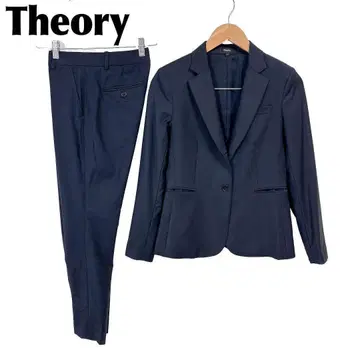 [ 새상품급 ] Theory 수트 셋업 세트 위 0 아래 00 블랙