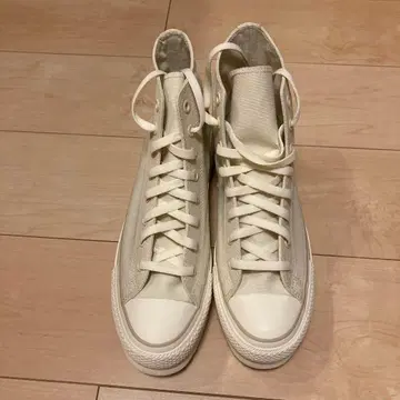 컨버스 올스타 하이컷 스니커즈 아이보리 미사용