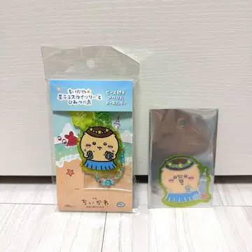 치이카와 별이 내리는 스카이트리와 비밀의 섬 키링&스티커 쿠리만쥬
