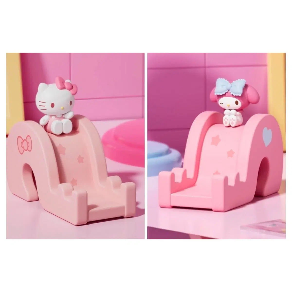 산리오 미끄럼틀 휴대폰 거치대 2종