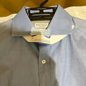 BRUNELLO CUCINELLI 긴팔 셔츠 라이트 블루