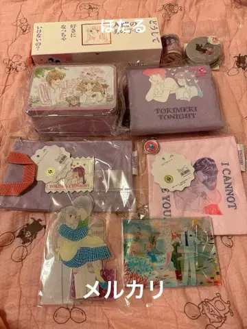 새상품 도키메키 나이트 리본 70주년 굿즈 쓰리코인즈 굿즈 9점 묶음 판매