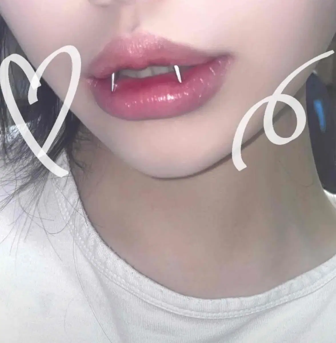 스마일리 피어싱 새제품