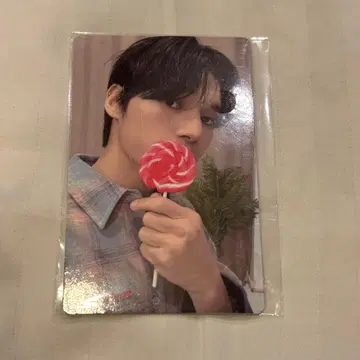 ATEEZ 팬미팅 고스트 스퀴즈 키링 포토카드 우영
