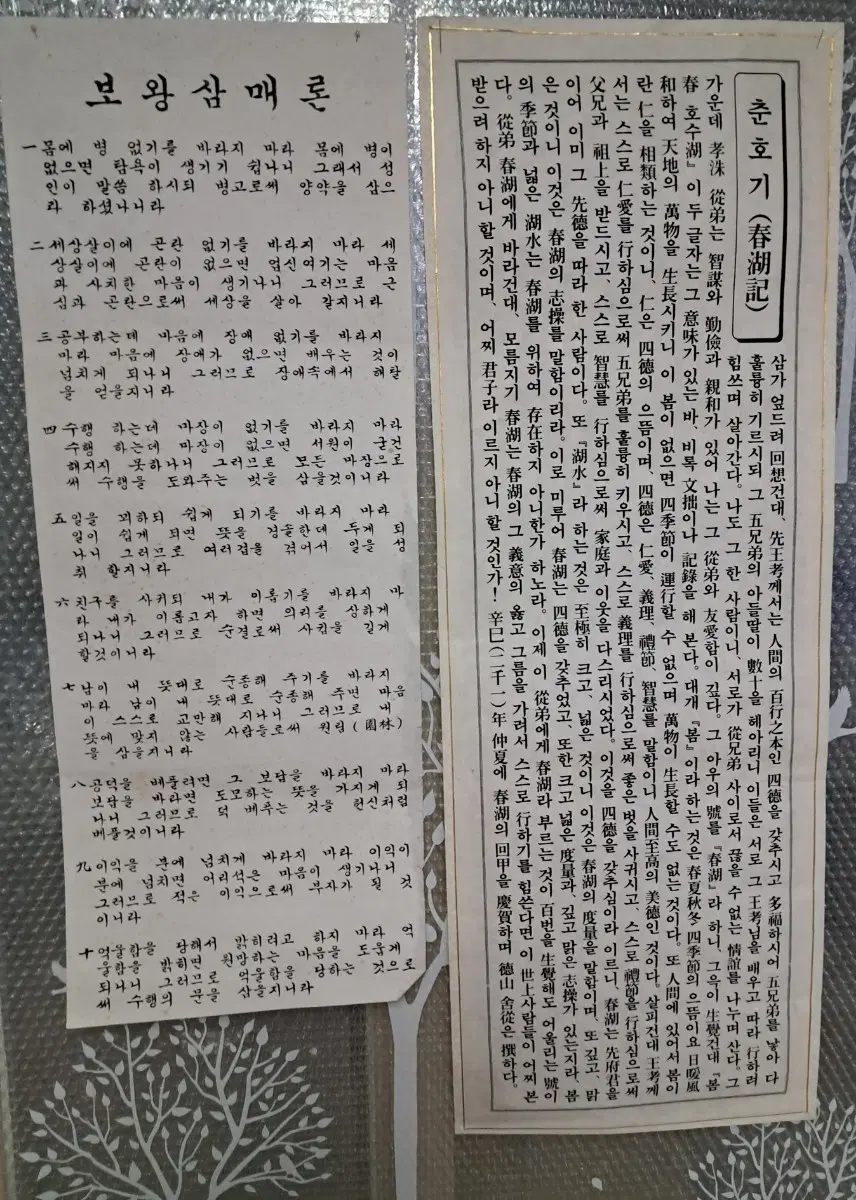 보왕삼매론 춘호기