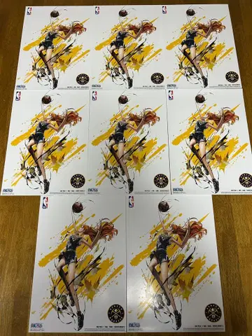 미사용 새상품 원피스 NBA 미니 포스터 나미 8세트
