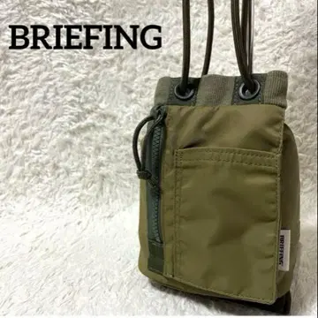 미사용급 BRIEFING 숄더백 파우치 복조리형 최근 모델
