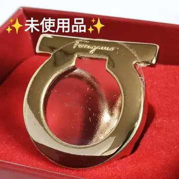 Salvatore Ferragamo 간치니 스카프링 골드