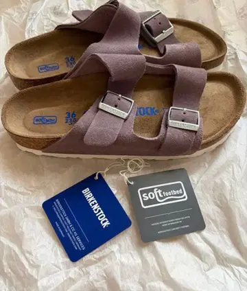 BIRKENSTOCK 애리조나 스웨이드 가죽 36 23cm