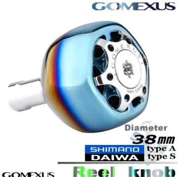 고메쿠사스 티타늄제/핸들 노브 38mm/열처리 컬러 실버/GALAXY2