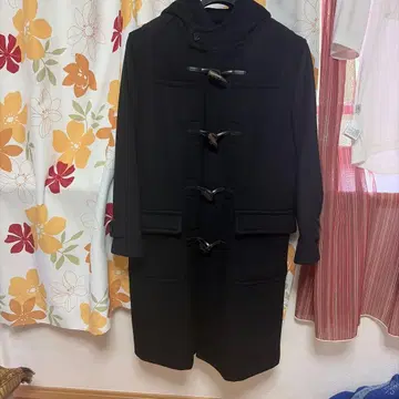 finjack 캐시미어 더플 코트 블랙