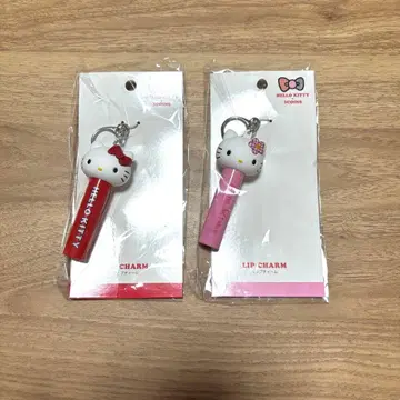 쓰리코인즈 헬로키티 립 참 세트