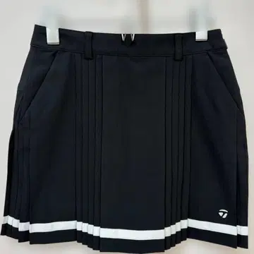 TaylorMade 여성용 골프 스커트 블랙 플리츠