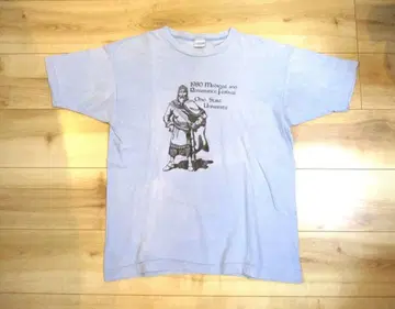 80s USA제 champion 바터 빈티지 칼리지 T셔츠