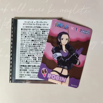 원피스 x 서티원 컬렉션 카드 로빈