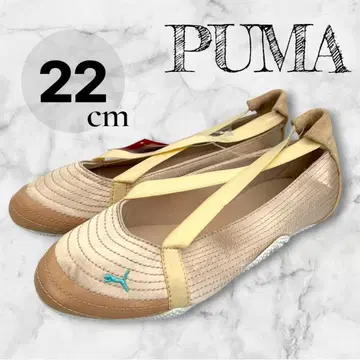 [ 미사용 ] PUMA 푸마 발레 슈즈 플랫슈즈 베이지