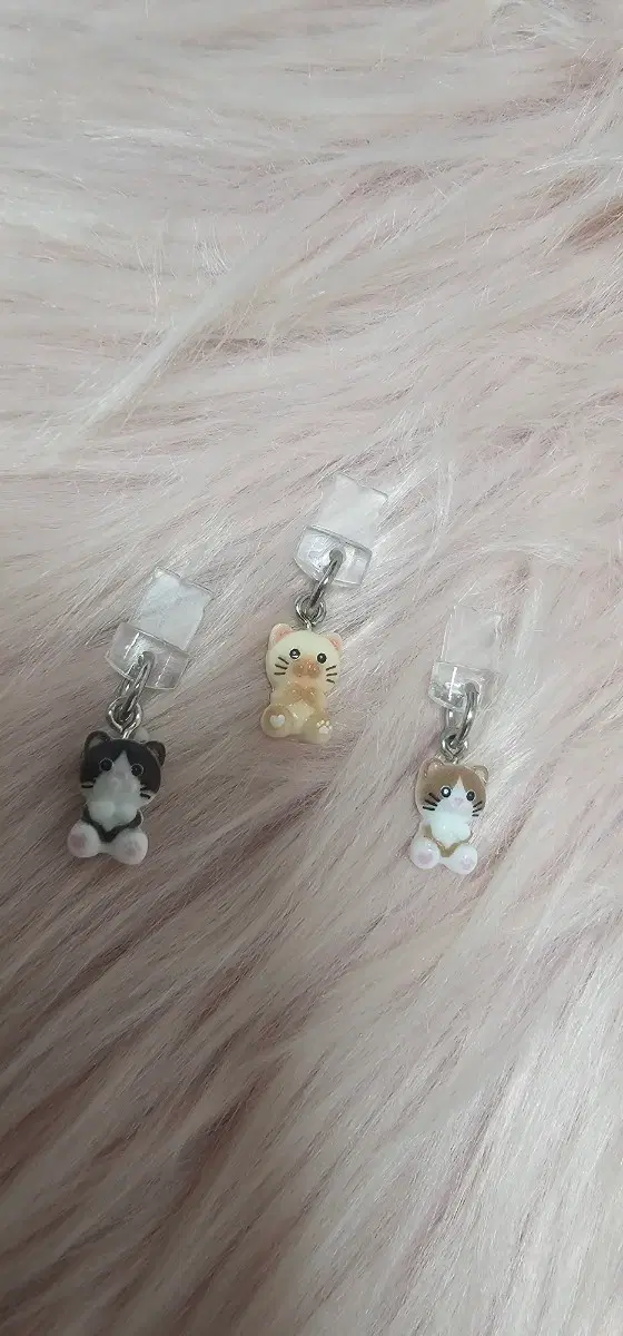 아이폰 8핀 고양이 파츠 휴대폰 충전포트보호캡 (8핀)먼지마개 악세사리 n취아리네
