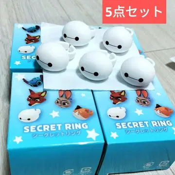 베이맥스 시크릿 반지 5개 세트 디즈니 스토어