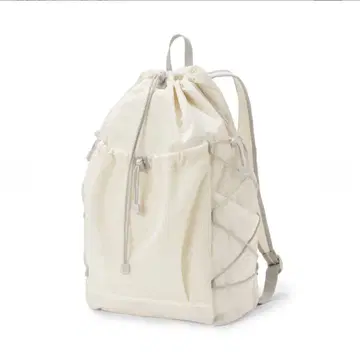 거의 미사용품 MUJI 립스탑 백팩 화이트