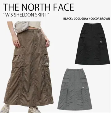 택 포함 새상품 THE NORTH FACE 쉘던 스커트