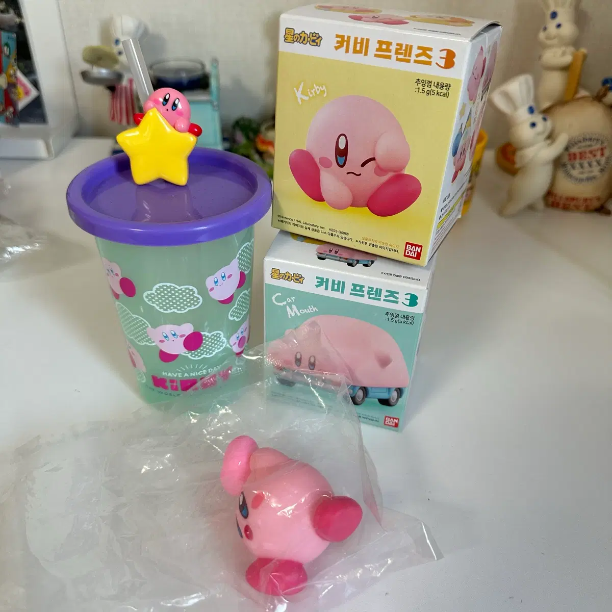 별의커비 피규어 4종 일괄