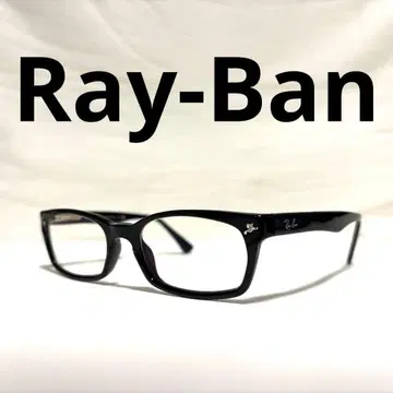 Ray-Ban 안경 도수 없음 스퀘어 동양인 핏 블랙 1639