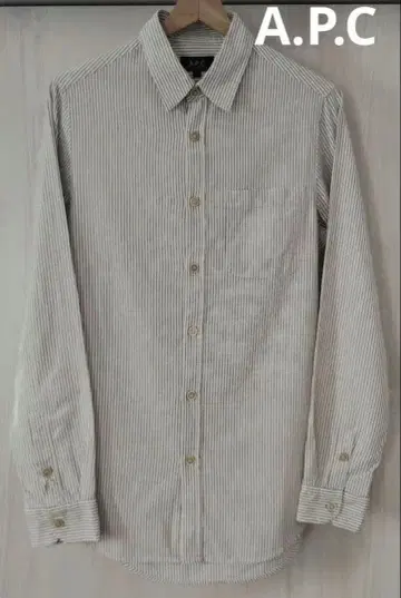 A.P.C 긴팔 셔츠 스트라이프 아페쎄