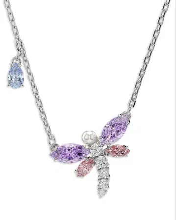 Swarovski 잠자리 목걸이 크리스탈