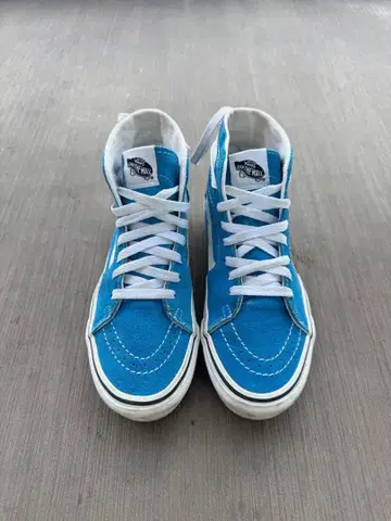 VANS 반스 SK8-HI 스웨이드 블루 스니커즈