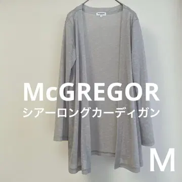 McGREGOR [접촉 냉감] [UV 가드] 시어 롱 가디건 M 여름