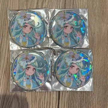 큐어 에클레르 캔뱃지 4점 명탐정 프리큐어전