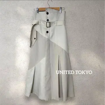 [새상품급] UNITED TOKYO 유나이티드 도쿄 트렌치 라이크 스커트